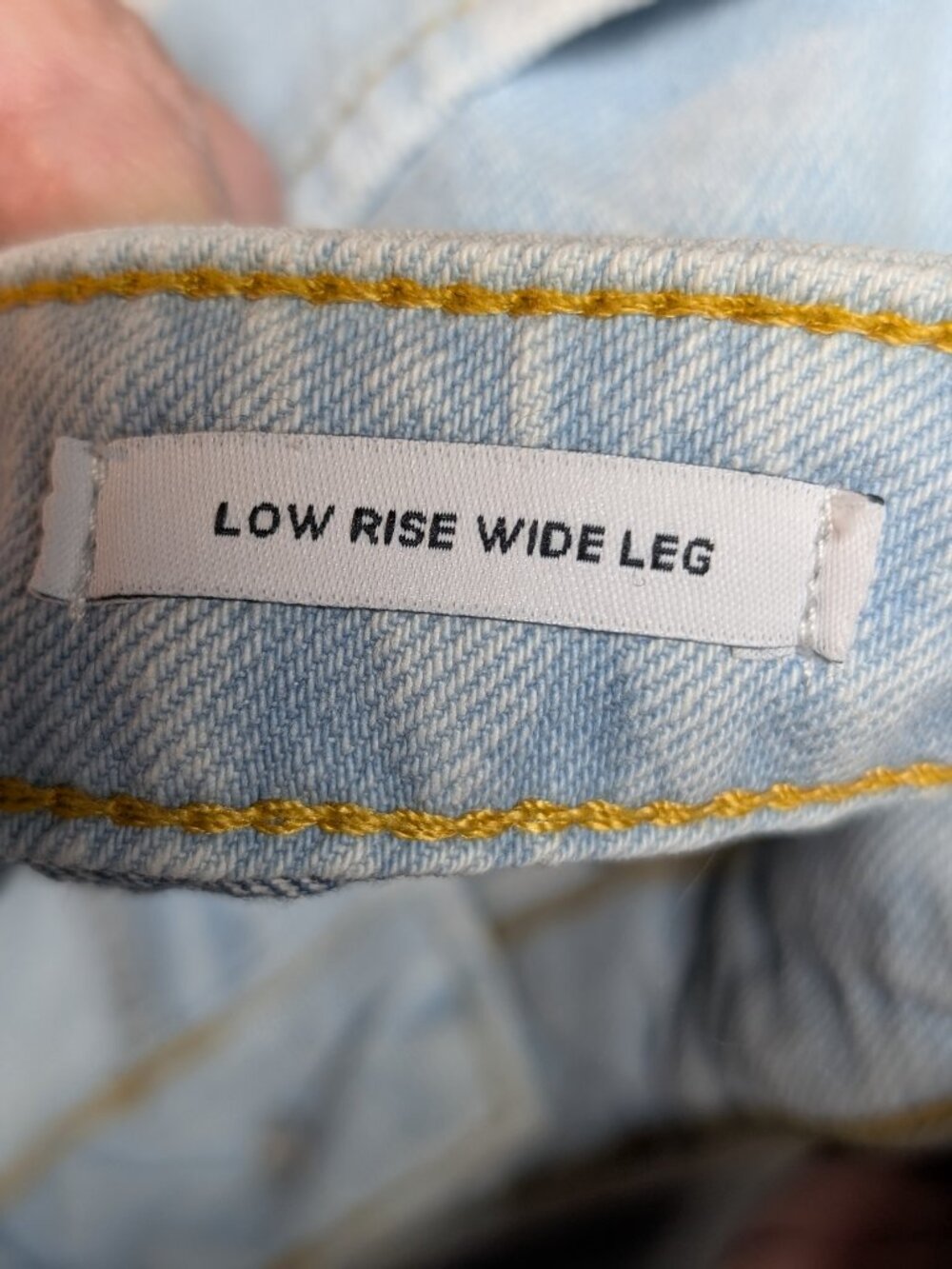 Forever 21 Premium Light Blue Two-Tone Distressed Women’s Jeans Size 26 - Picture 12 of 13